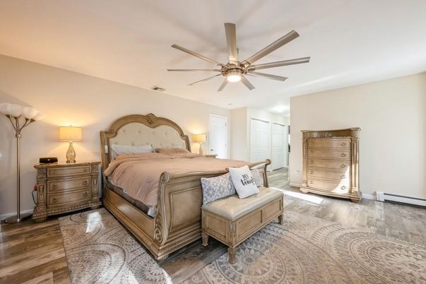 Bedroom, Interior, Wood Texture Flooring