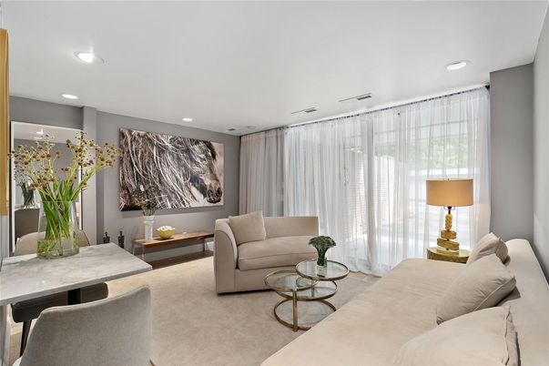 Interior, Living room, Recessed Lighting
