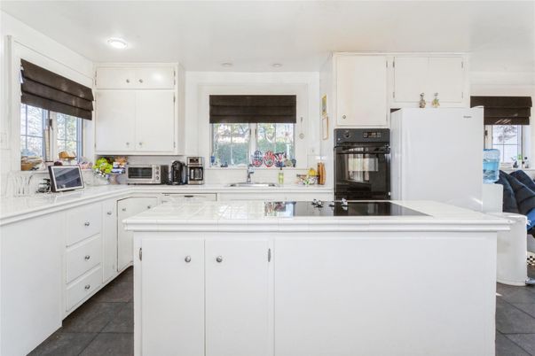 Interior, Kitchen, Recessed Lighting, Tile Countertops