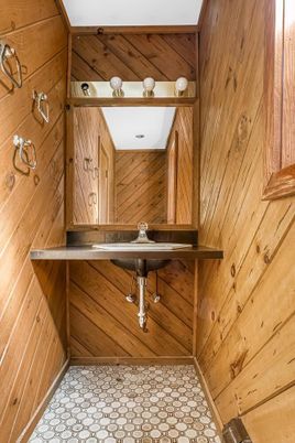 Interior, Kitchen, Wooden Walls