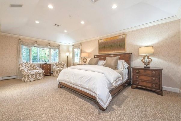 Bedroom, Interior, Recessed Lighting