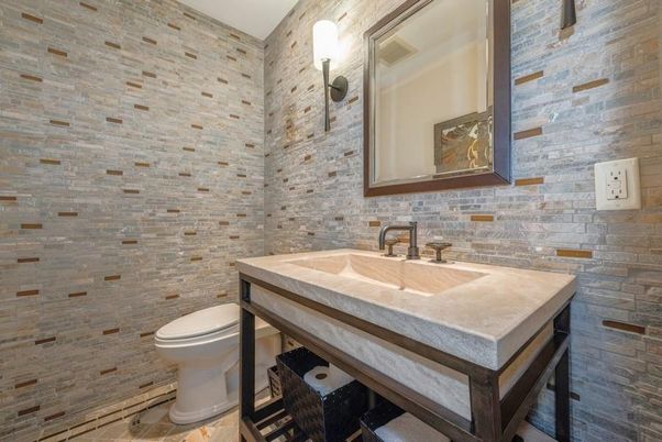 Bathroom, Interior, Stone Walls