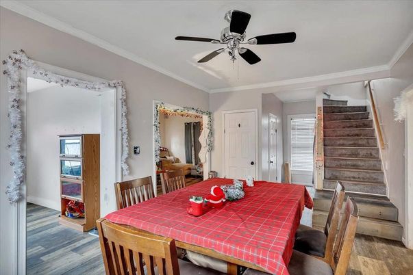 Dining room, Interior, Wood Texture Flooring