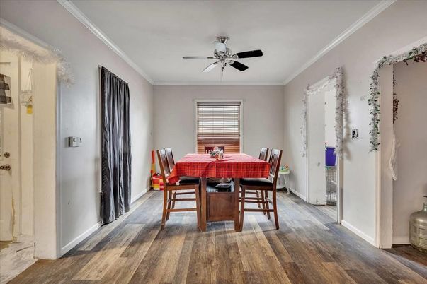 Dining room, Interior, Wood Texture Flooring