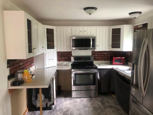 Interior, Kitchen, Marble, Stainless Steel Appliances