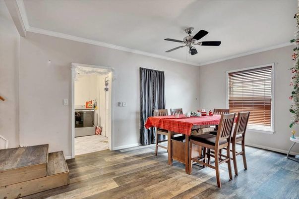 Dining room, Interior, Wood Texture Flooring