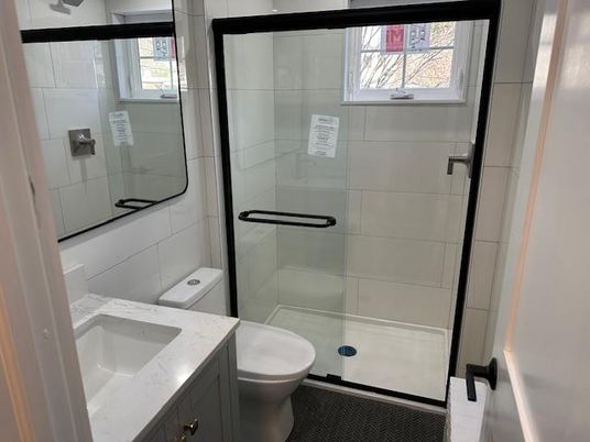 Bathroom, Glass Shower, Interior