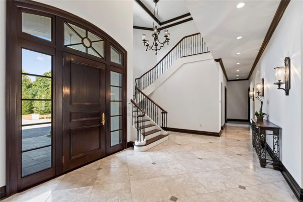 Chandelier, Interior, Recessed Lighting