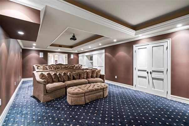 Interior, Living room, Recessed Lighting