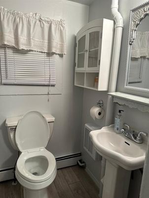 Bathroom, Interior, Wood Texture Flooring