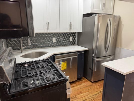 Interior, Kitchen, Wood Texture Flooring