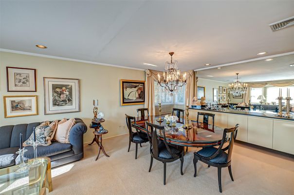 Chandelier, Dining room, Interior, Recessed Lighting