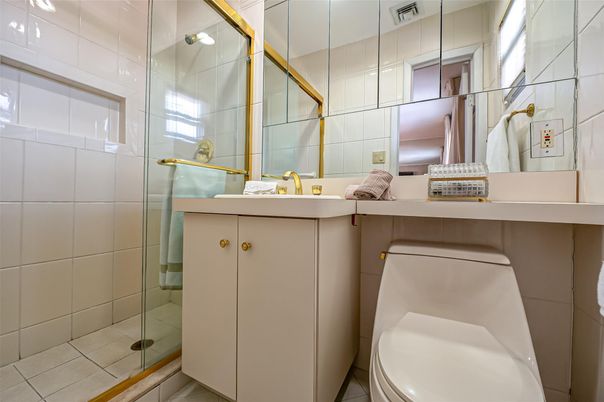 Bathroom, Glass Shower, Interior