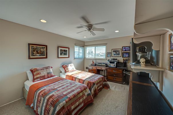 Bedroom, Home Office, Interior, Recessed Lighting