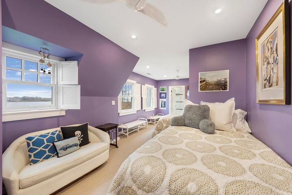 Bedroom, Interior, Pendant Lights, Recessed Lighting