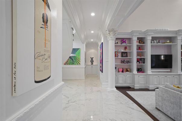Interior, Marble, Recessed Lighting