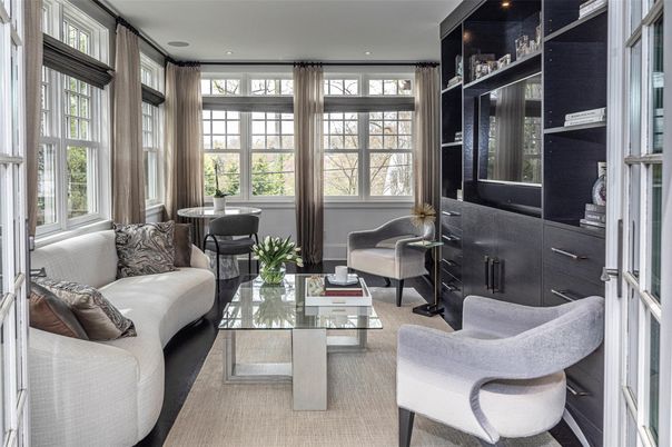Interior, Living room, Recessed Lighting