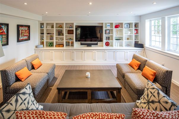 Interior, Living room, Recessed Lighting
