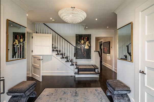 Chandelier, Interior, Recessed Lighting, Wood Texture Flooring