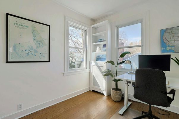 Home Office, Interior, Wood Texture Flooring