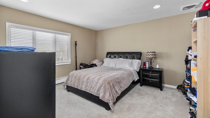 Bedroom, Interior, Recessed Lighting