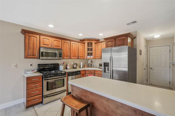 Interior, Kitchen, Recessed Lighting, Stainless Steel Appliances