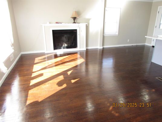 Empty room, Fireplace, Interior, Wood Texture Flooring