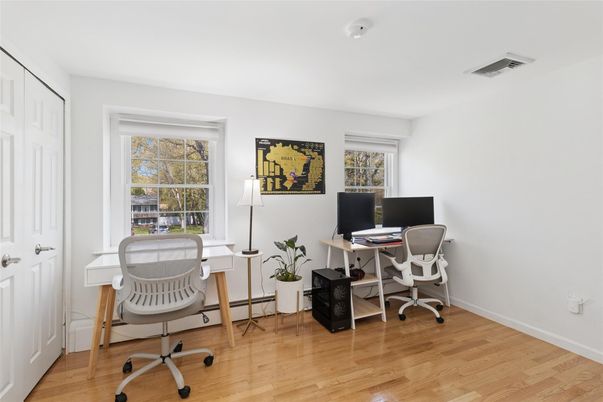 Home Office, Interior, Wood Texture Flooring
