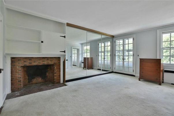 Empty room, Fireplace, Interior