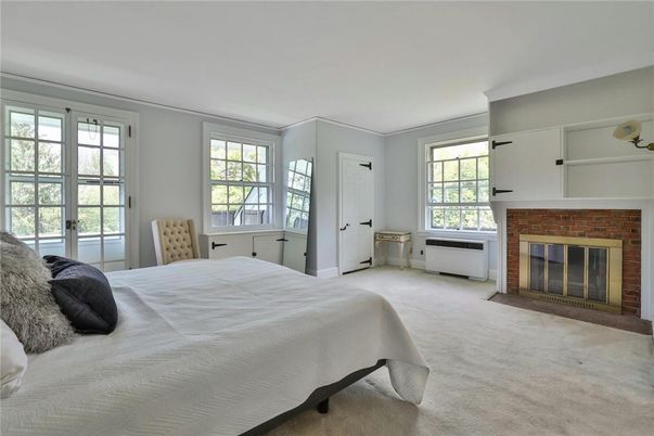 Bedroom, Fireplace, Interior