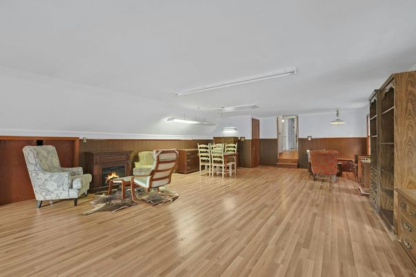 Dining room, Fireplace, Interior, Living room, Wood Texture Flooring