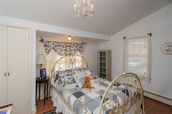 Bedroom, Chandelier, Interior