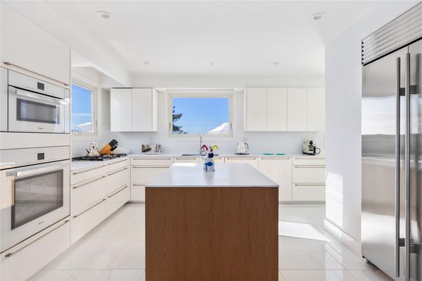 Interior, Kitchen, Recessed Lighting, Stainless Steel Appliances