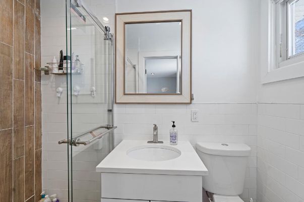 Bathroom, Dual Sink Vanities, Glass Shower, Interior
