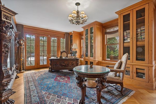 Chandelier, Interior, Wood Texture Flooring