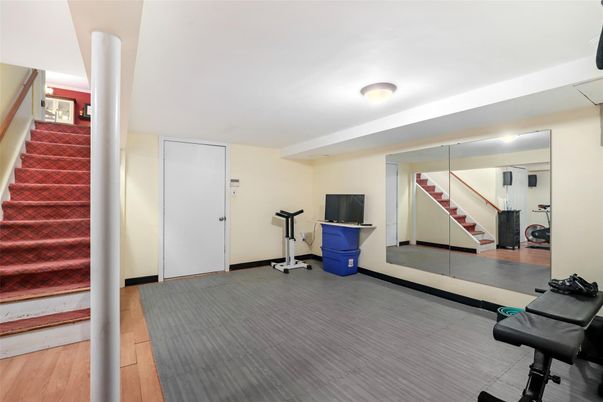 Fitness Equipment, Interior, Wood Texture Flooring
