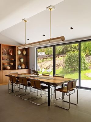 Dining room, Interior, Pendant Lights