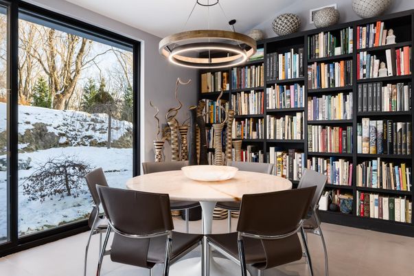 Dining room, Interior, Pendant Lights