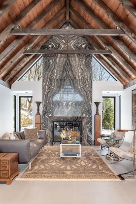 Fireplace, Interior, Living room, Wooden Beams, Wooden Ceilings