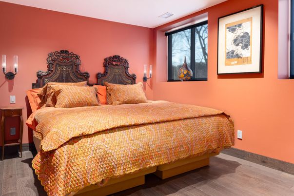 Bedroom, Interior, Wood Texture Flooring