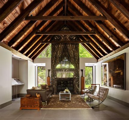 Fireplace, Interior, Wooden Beams, Wooden Ceilings