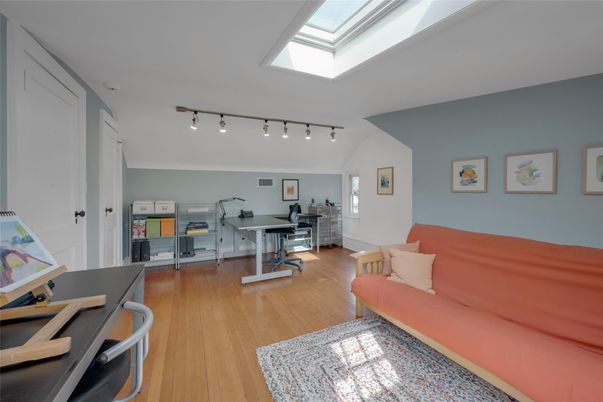 Home Office, Interior, Wood Texture Flooring