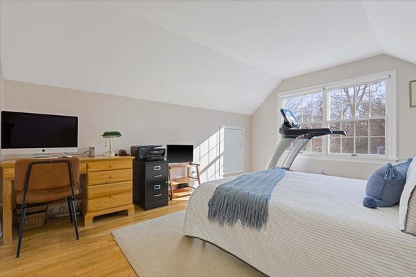 Bedroom, Fitness Equipment, Home Office, Interior, Wood Texture Flooring