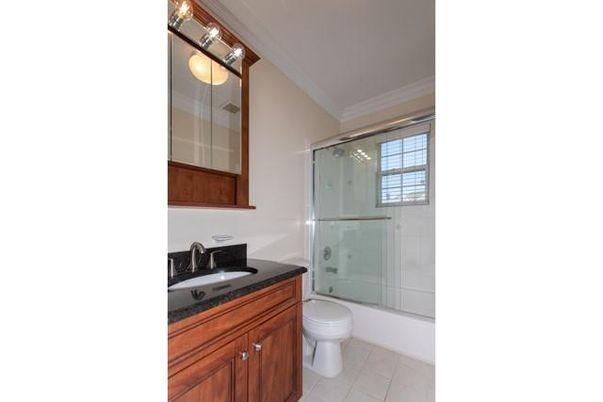 Bathroom, Glass Shower, Interior, Tile Countertops