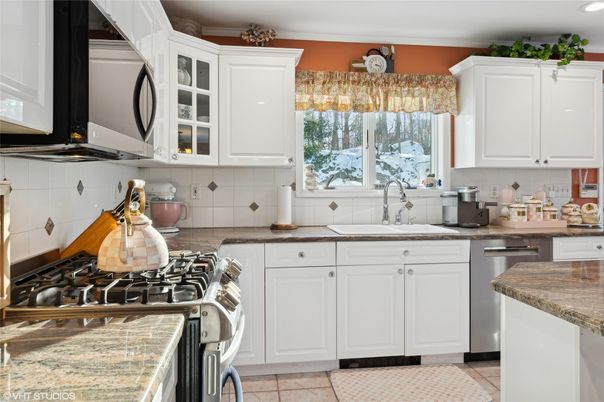 Interior, Kitchen, Recessed Lighting, Stainless Steel Appliances