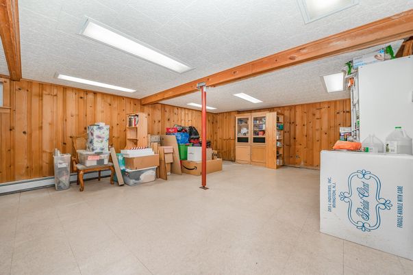 Interior, Recessed Lighting, Wooden Beams, Wooden Walls