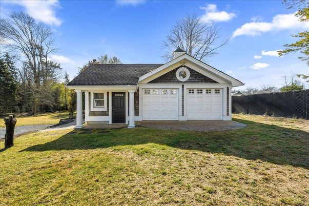 Attached, Backyard, Exterior, Facade, Cape Cod