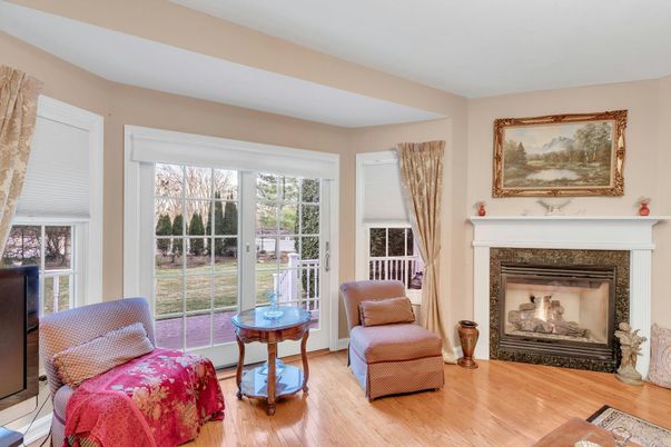 Fireplace, Interior, Wood Texture Flooring