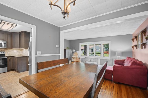 Dining room, Interior, Kitchen, Living room, Wood Texture Flooring