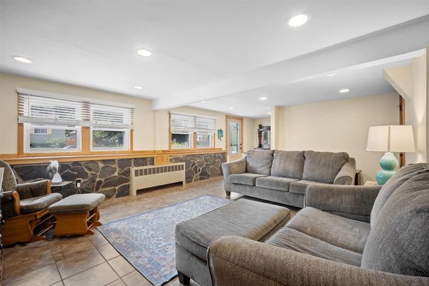 Interior, Living room, Recessed Lighting